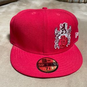 New Era Boston Red Fitted Cap size 7 3/8